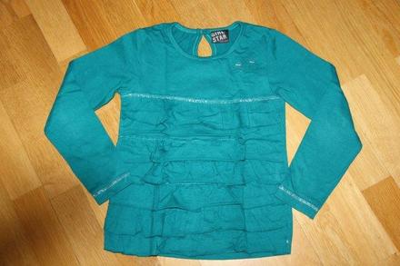 Tričko s volánikmi, 128