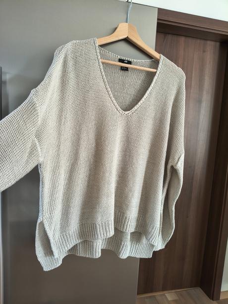 H&m voľný oversize sveter m-l, h&m,l