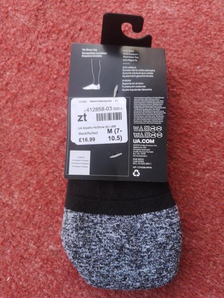 Under armour ponožky 2ks veľkosť 36-44,5, under armour,36 - 44