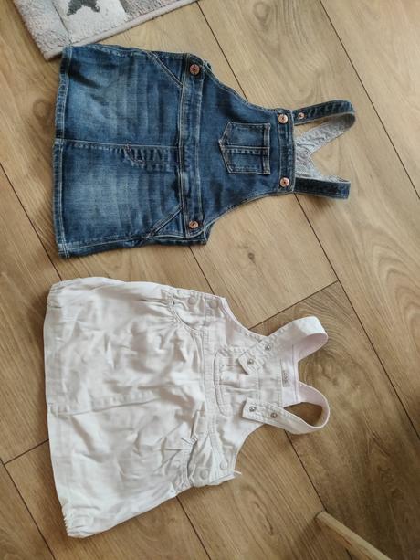 Riflové suknicky na traky, h&m,86