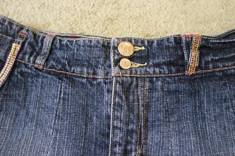 Dievčenská riflová sukňa, crashone,170