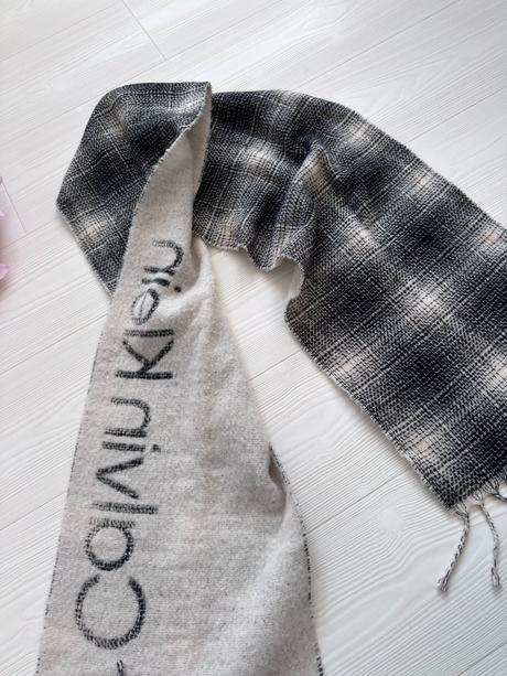 Calvin klein - vlnený šál, calvin klein