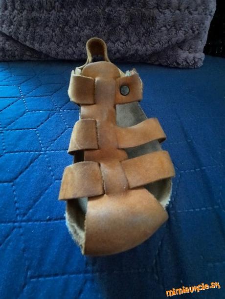 Kožené korkove sandálky- prezúvky do škôlky veľ 25, 25