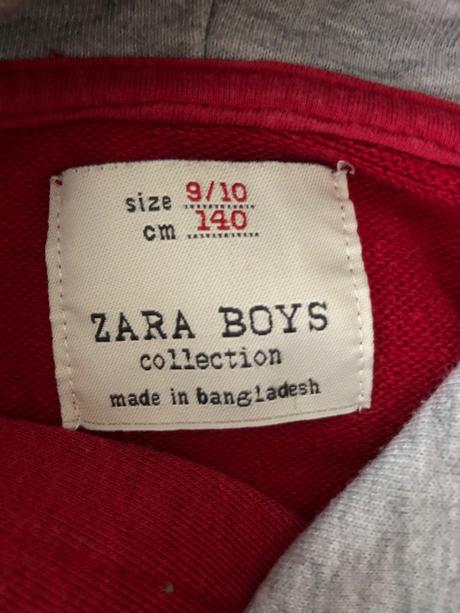 Chlapcenska mikina s kapucnou, zara,140