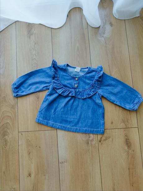 Riflova blúzka, veľkosť 74, h&m,74