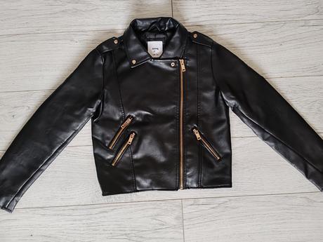 Predám koženkovú bundu č. 140, sinsay,140