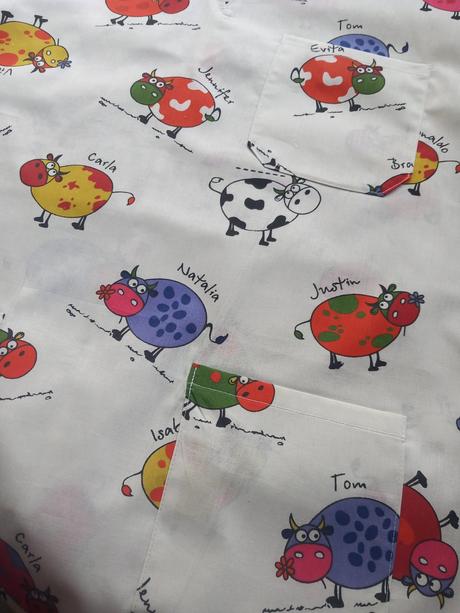 Zdravotnícka blúza kravičky, 42