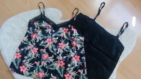 2x saténové tielko, s