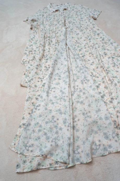 H&m viskózové boho šaty 40/l, h&m,l