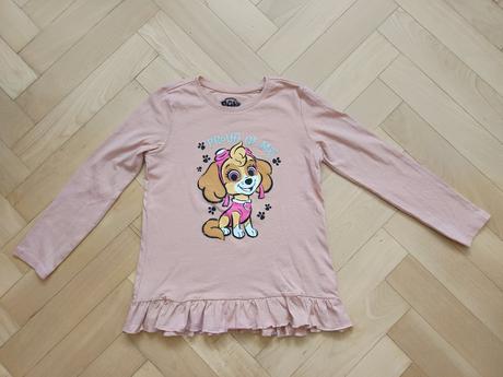 Dievčenské tričko s dlhým rukávom, sinsay,128