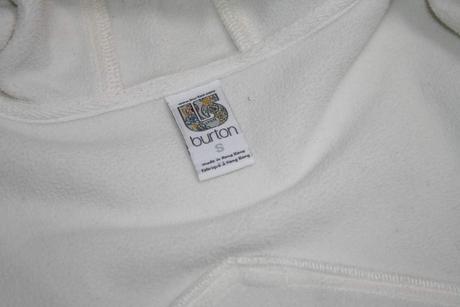 Biela mikina burton veľ. s, burton,s