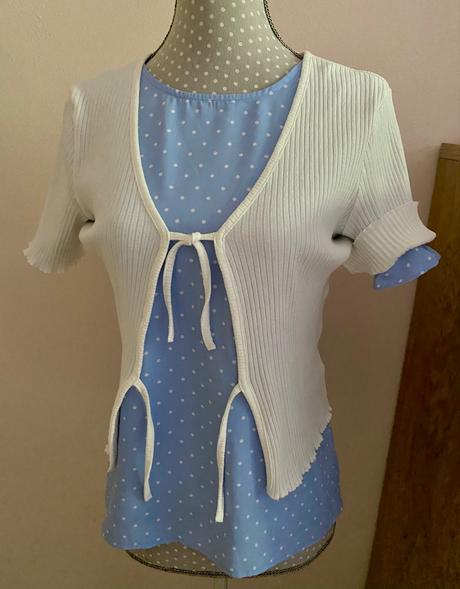 Tričkové bolerko na zaväzovanie, lindex,164