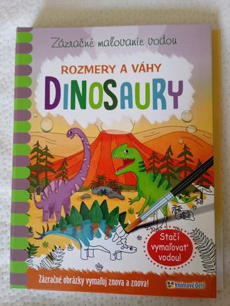 Omalovánka dinosaury, 