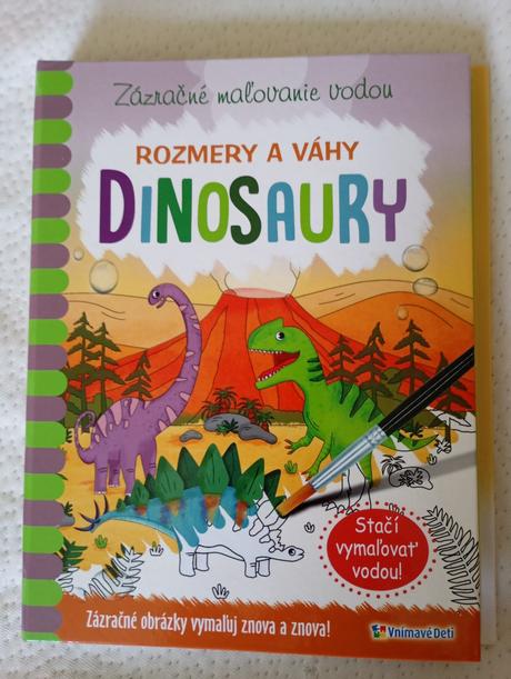 Omalovánka dinosaury, 