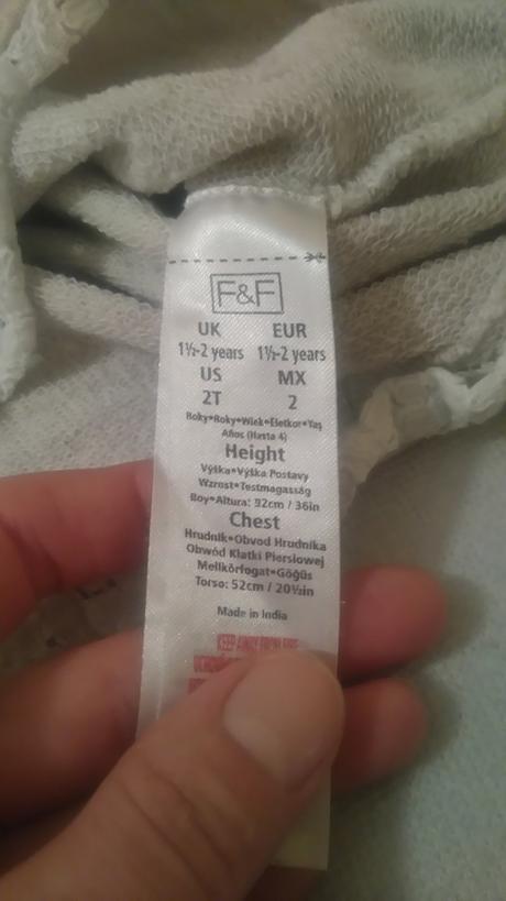 Dievčenský svetrík a tričko f&f, f&f,92