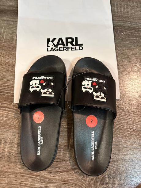Karl lagerfeld nové dámske šlapky č.38, karl lagerfeld,38