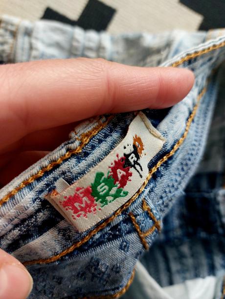 Skvele stylove letne riflove kratasky 9-12r., 152