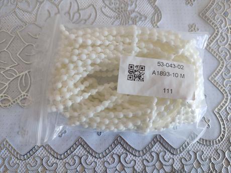 Koráliková retiazka na roletu 10 m,