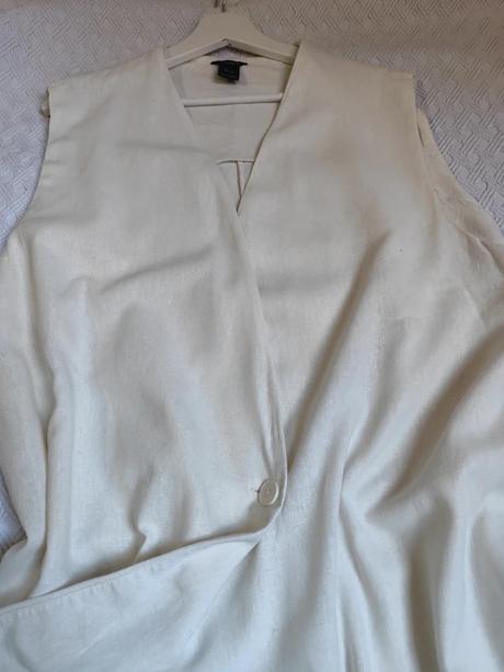 Dlhá vesta s ľanom, lindex,xl