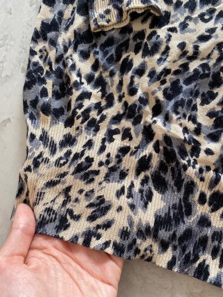 Tigrované svetrikove šaty, f&f,38