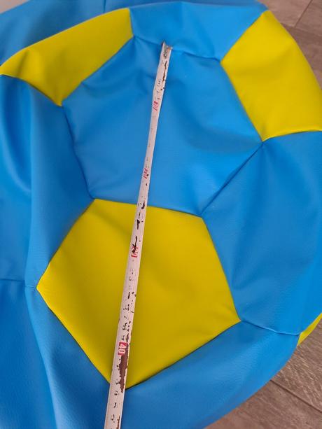 Sedací vak, veľký, futbalová lopta, 