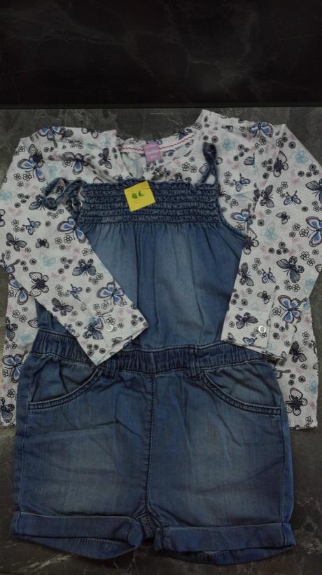 Súpravička kraťasový overal a blúzočka, dopodopo,98