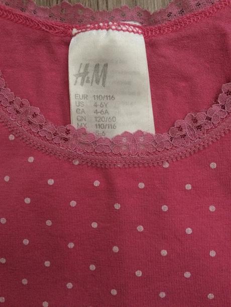 Tielko čipka 4-6 rokov, h&m,110