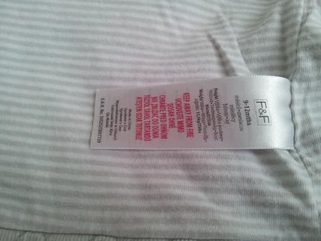 Svetlosivy kabatik top stav, f&f,80