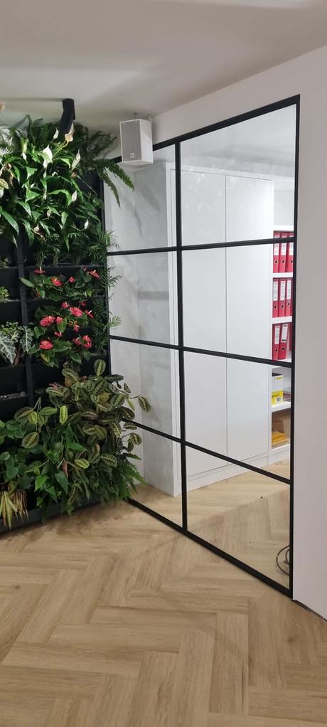 Industriálne loft dvere na mieru kov sklo,