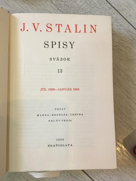 Knihy j. v. stalin spisy 1949-1953- 13 ks, 