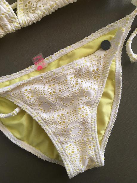 Plavky s čipkou - roxy, roxy,xs