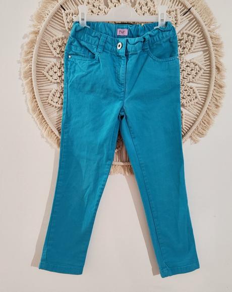 Tyrkysové nohavice, f&f,128