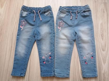 Dievčenské rifličky č. 86 spolu 7e- kus/4e, pepco,86