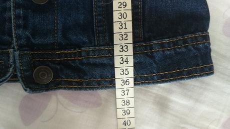 Riflová bundička 5-6 r, denim,110