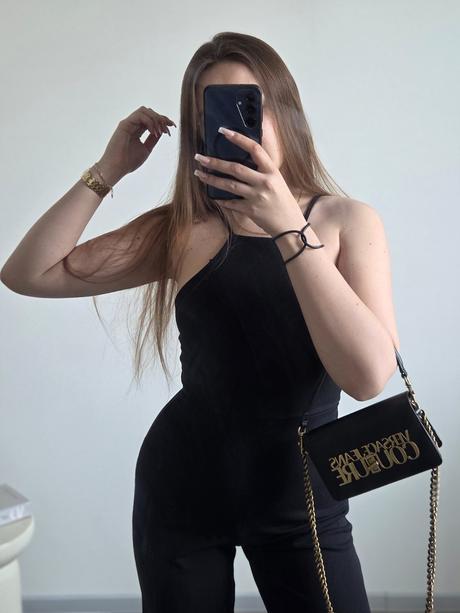 Asos čierny overal 36, 36