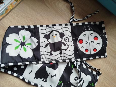 Kontrastná knižka, chránič na postieľku,