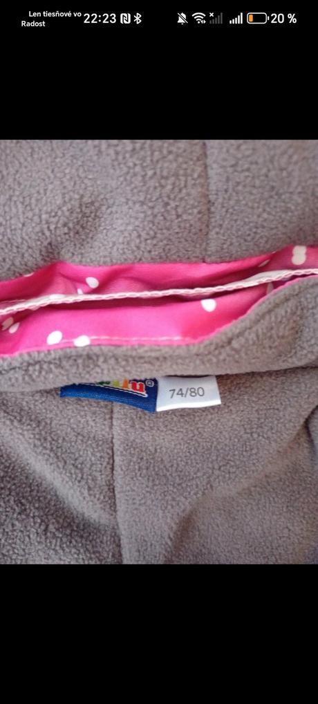 Dievčenský overal na zimu 80, lupilu,80