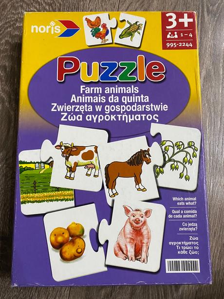 Zvieratá na farme-náučná hra,