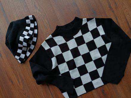 Klobuk sveter, h&m,158