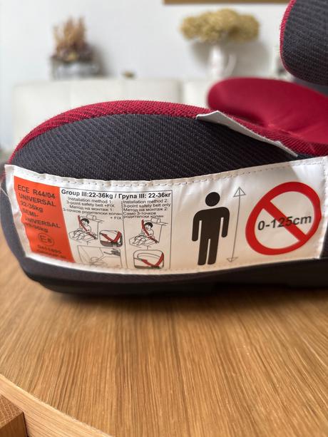 Podsedak isofix,