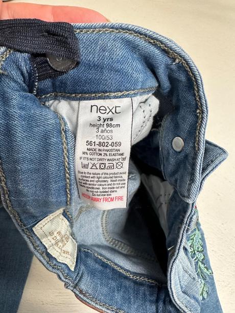 Dievčenské rifle zn. next, veľ. 98, next,98