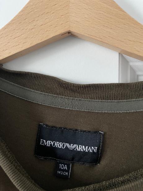 Armani junior chlapčenské tricko s dlhým rukávom, armani,146