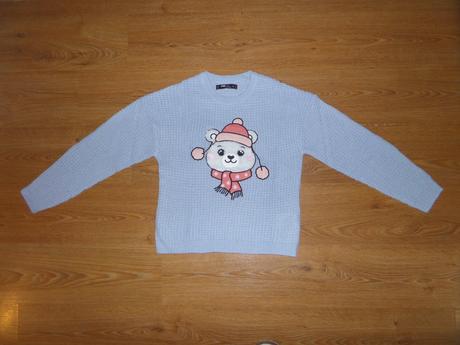 Sveter so škriatkom, new yorker,l