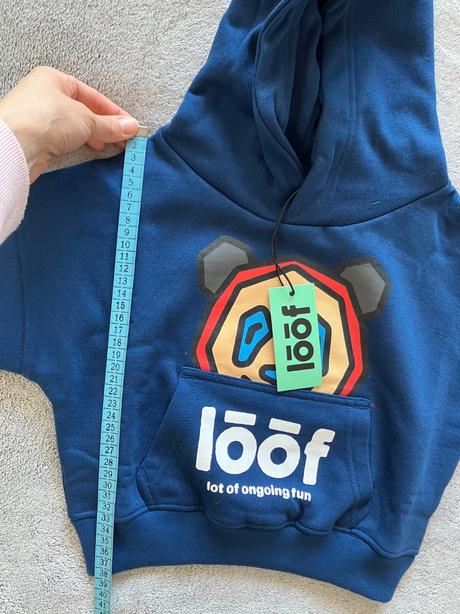 Mikina s nápisom loof zn. loowfat, 92