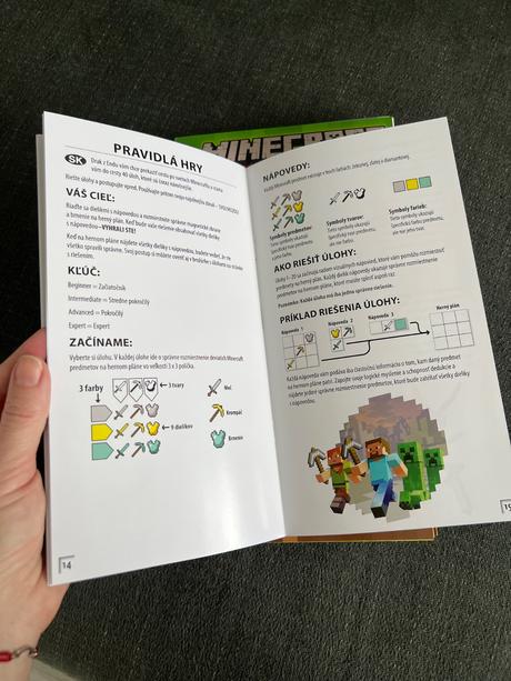 Minecraft lego a magnetické puzzle, 