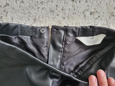 Koženkova sukňa, h&m,122