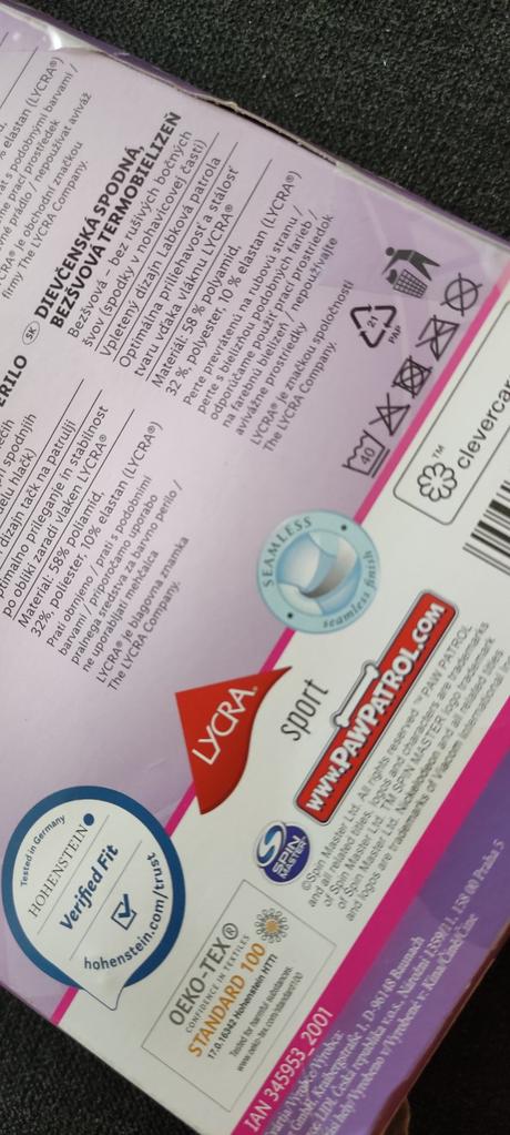 Termo prádlo 98/104, nickelodeon,104