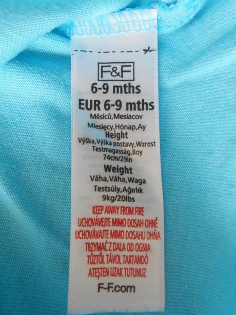 Tričko, f&f,74
