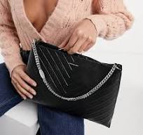 Elegantná kožená kabelka karen millen, 