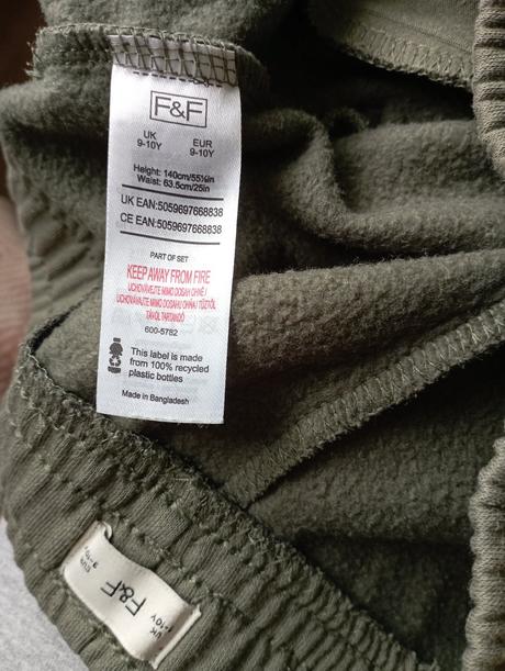 Teplé tepláky, f&f,140